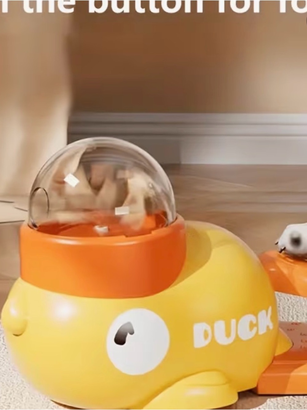 Yellow & Orange Interactive Dog Treat Dispenser🌺